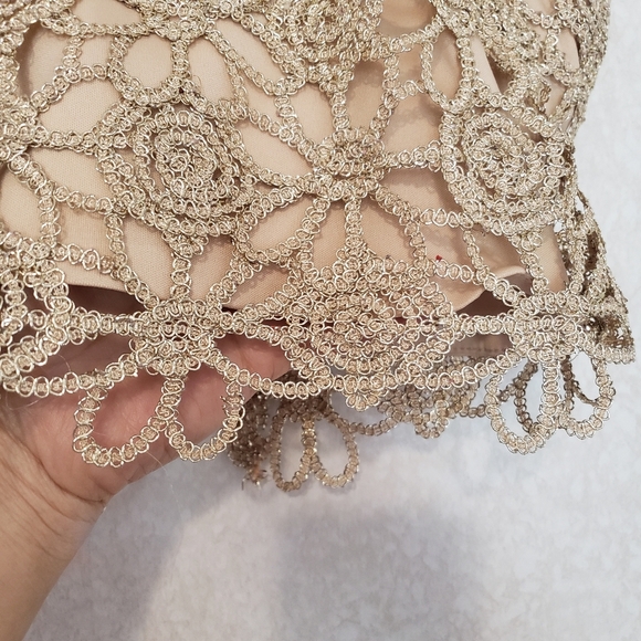 B DARLIN CROP TOP GOLD TOP...SIZE:5/6 - Picture 2 of 6